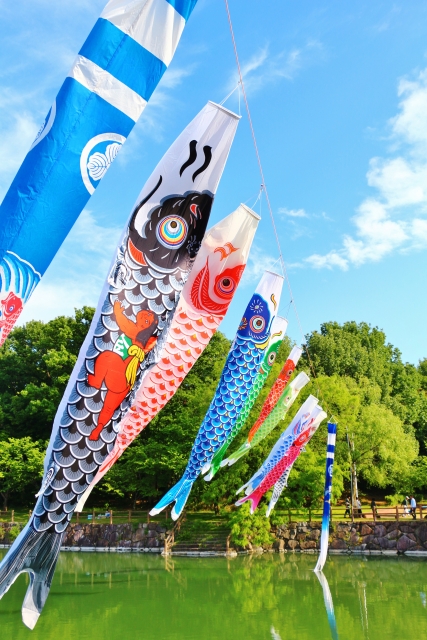 【森林工芸館】こいのぼり　鯉のぼり　 五月人形        